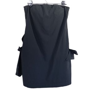 ATHLETA Strapless Halter Athletic Gray Dress SZ 6